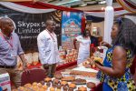 Bakery products displayed at a Bakery exhibition.