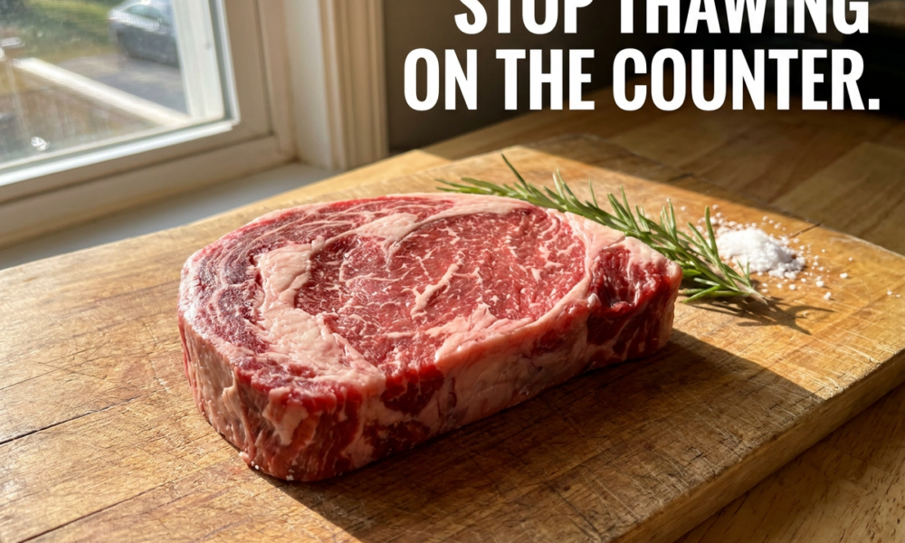 The Real Reason You Should Never Thaw Meat on the Counter