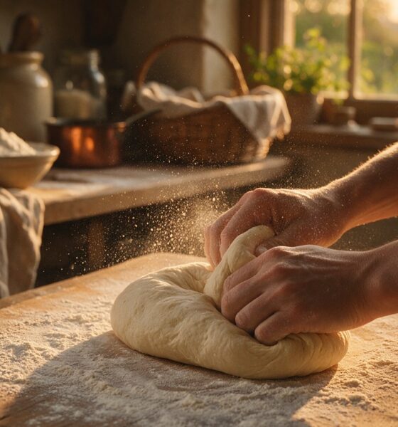 Baking techniques explained featured image, EastAfricaChef.com, baker kneading dough