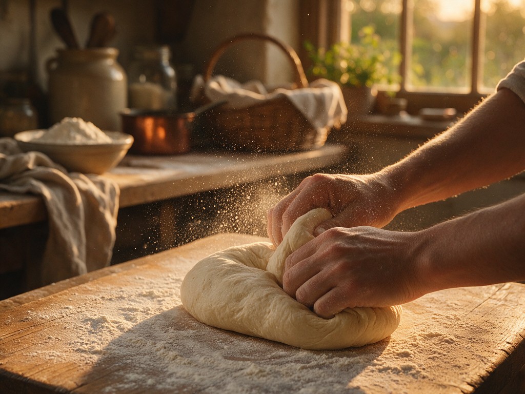 Baking techniques explained featured image, EastAfricaChef.com, baker kneading dough