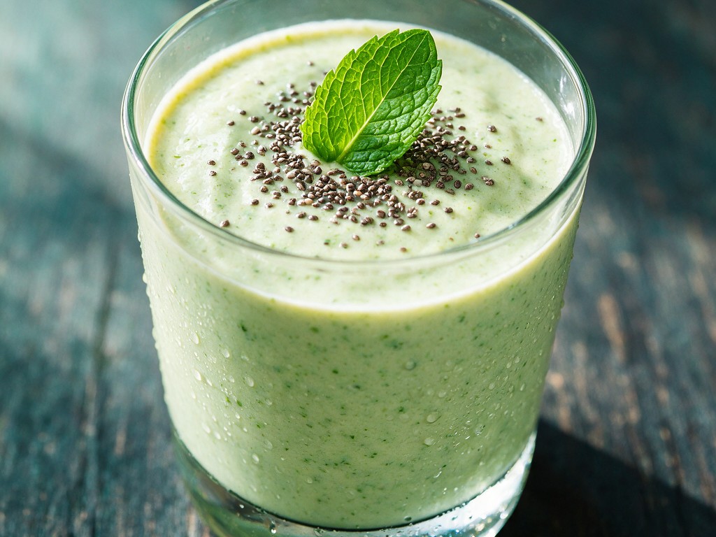 Keto green power smoothie recipe featured image, EastAfricaChef.com, creamy green smoothie